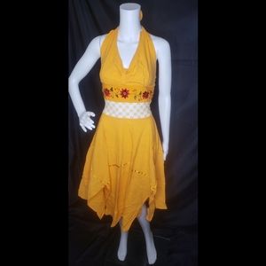 Yellow summer dress